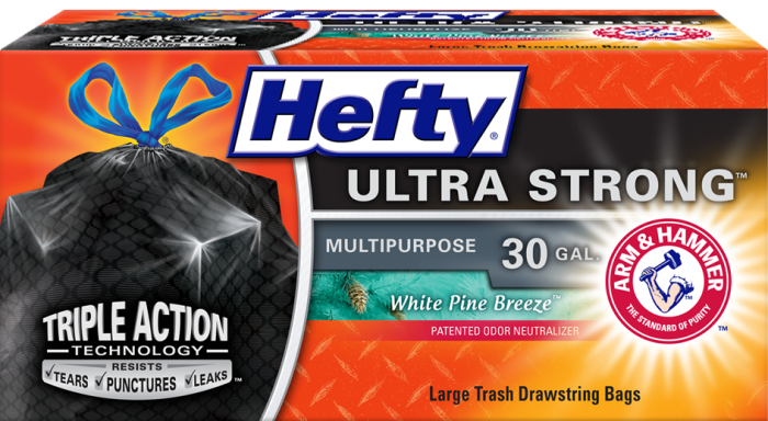 Ultra Strong Kitchen Trash Bags Hefty
